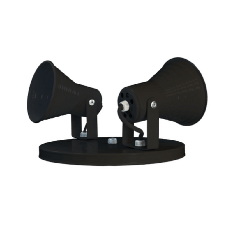 Spot de Chapa Escalonado de 2 Luces con Base Redonda - Techo Plafón