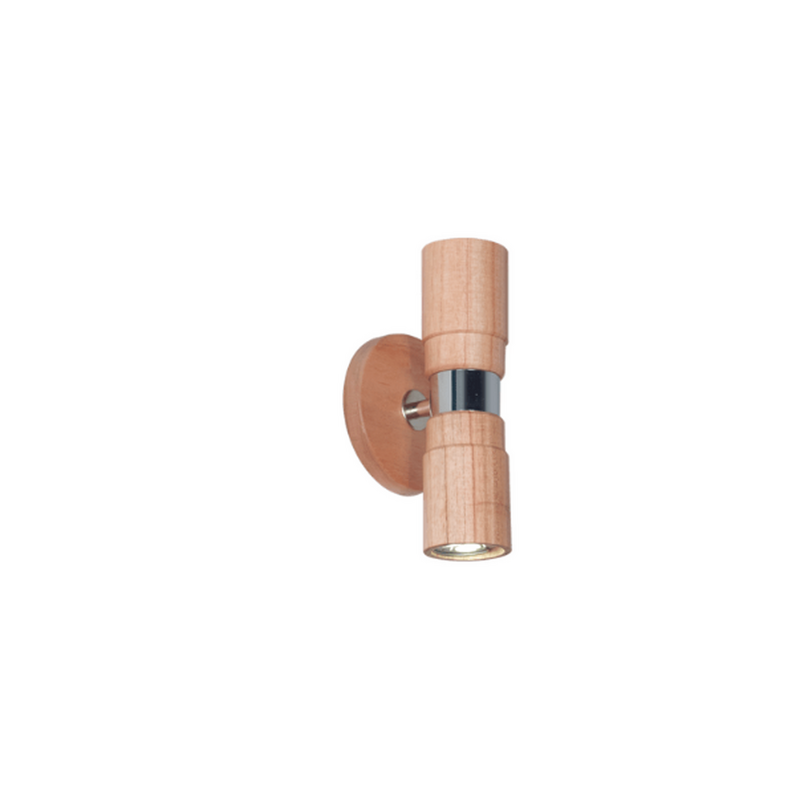 Aplique bidireccional madera paraíso combinado platil
