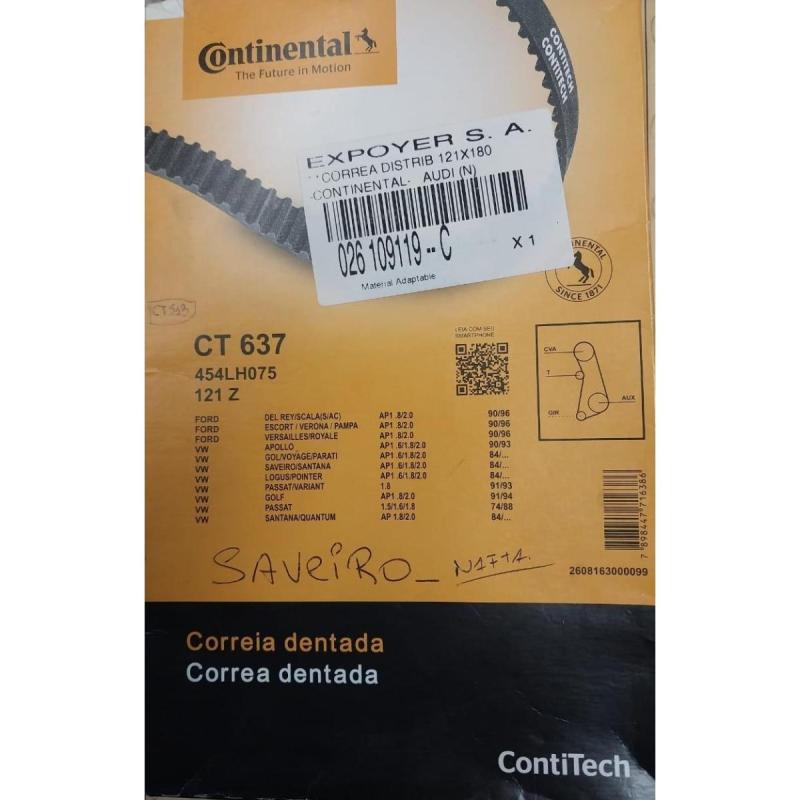 Correa distribucion para nafta audi,saveiro,gol.