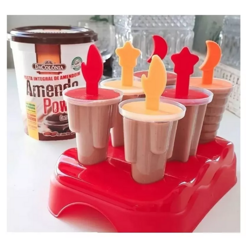 Moldes Para Helados Palito X 6 + Base Plasútil Verano - 2