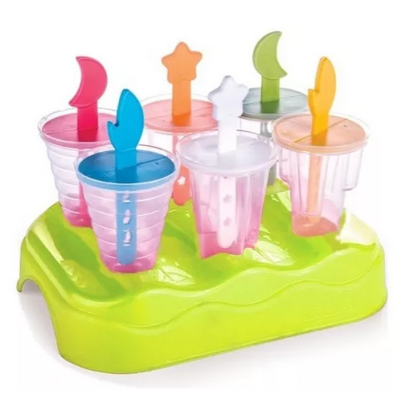 Moldes Para Helados Palito X 6 + Base Plasútil Verano - 4