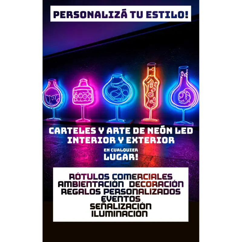 Carteles Y Ambientación Con Neón Led Personalizados