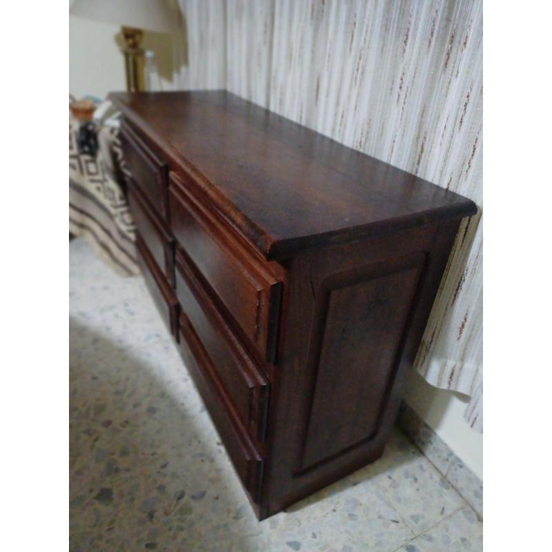 Cajonera de algarrobo macizo - 2