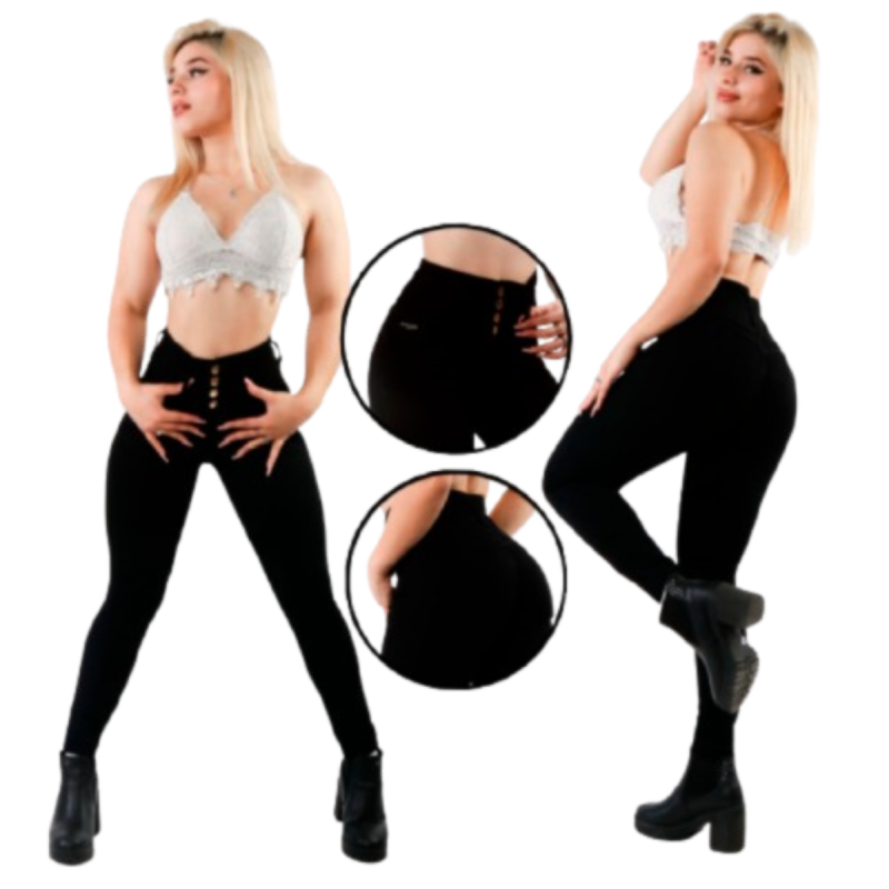 Pantalón Jean Modelador Push Up | Envios Gratis A Todo El Pais - 4