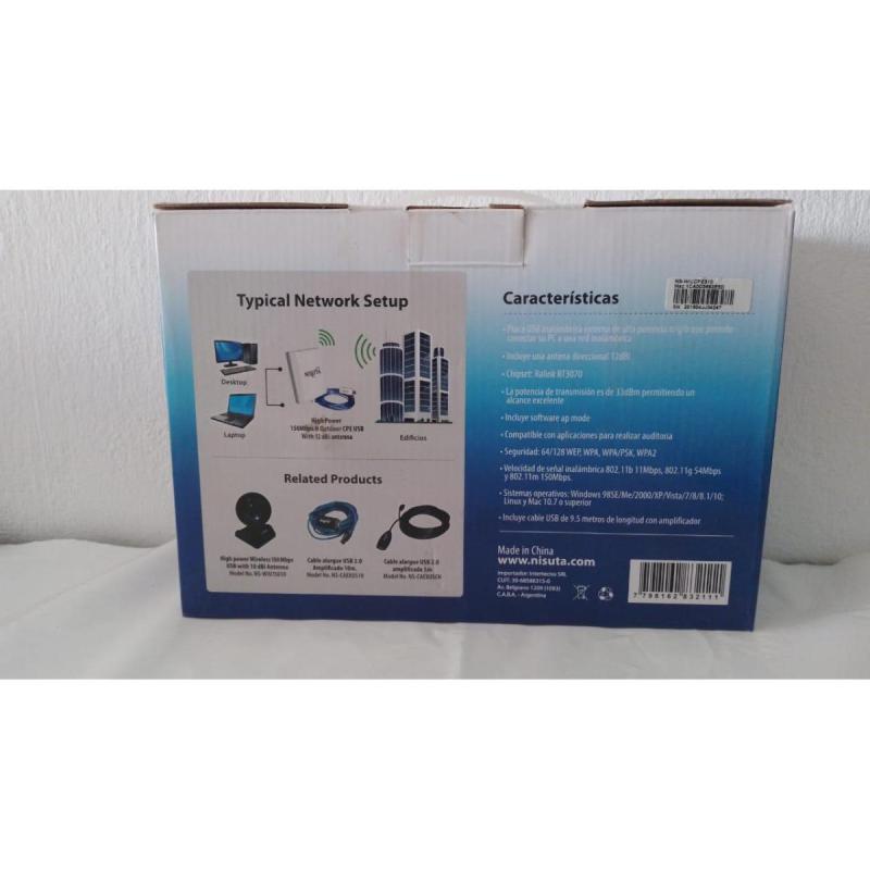 Antena Wifi Exterior NISUTA. Internet gratis de Redes libres. - 3/7