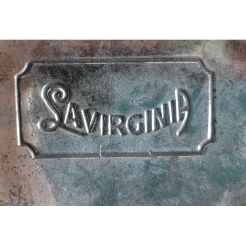 Latas Antiguas de Té La Virginia con relieve - 2/3