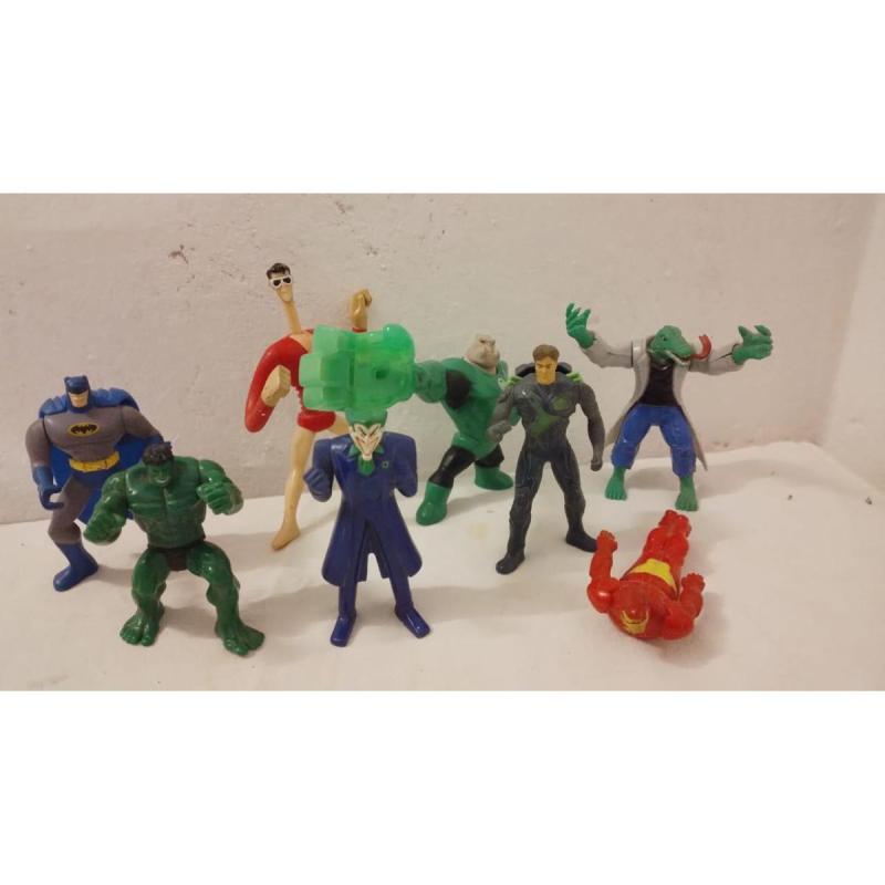 Lote de figuras Superhéroes Joker, IronMan, Batman - 1/3