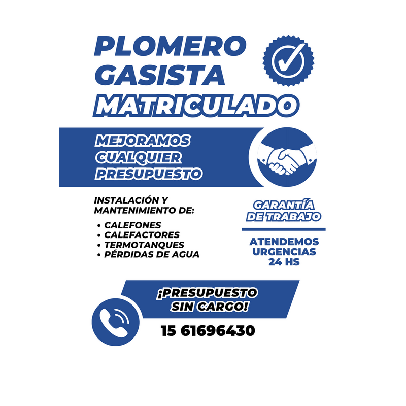 Servicio Profesional de Gasista: Instalación, Reparación y Mantenimiento de Artefactos a Gas - Calef