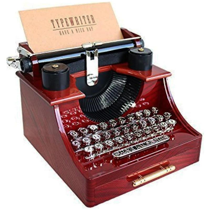 Caja Musical Máquina de Escribir con Movimiento