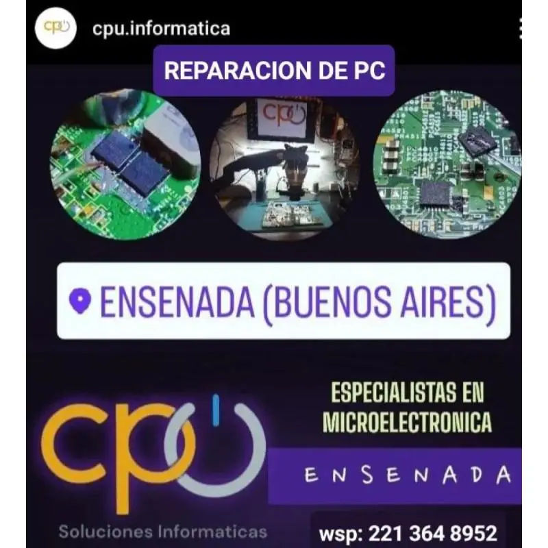 Armado y Reparación de Computadoras en Ensenada
