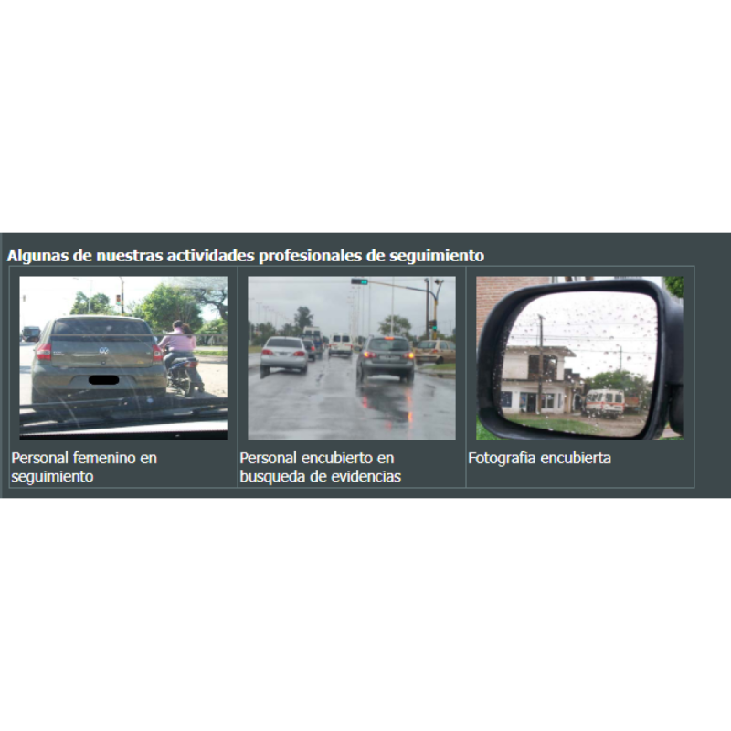 Agencia de Investigaciones Privadas - Infidelidad - Seguimientos - 2