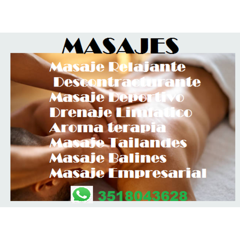 Masajes Relajantes....