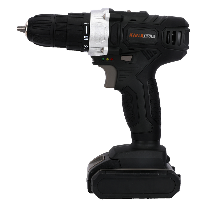 Taladro Atornillador Inalambrico Kanji Tools 21v Kit-at211pb