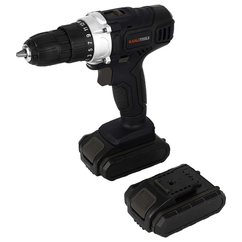 Taladro Atornillador Inalambrico Kanji Tools 21v Kit-at211pb - 3