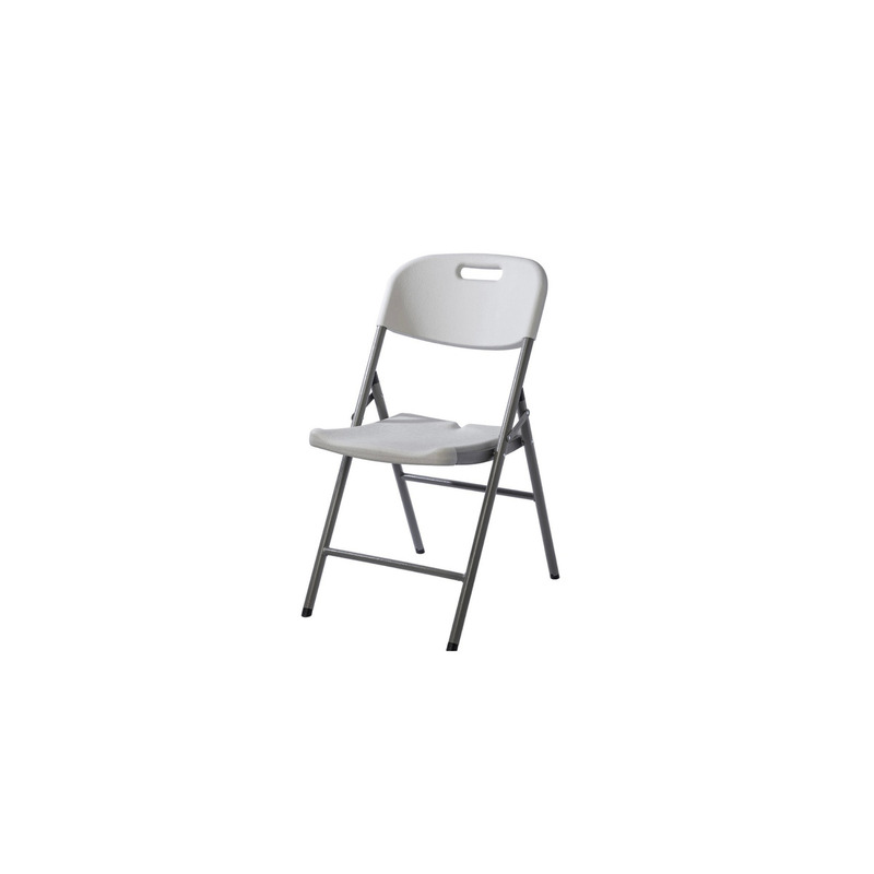 Silla Plegable Jardín Pro Blanca, Apta Exterior, Eventos Color Blanco - 1/7