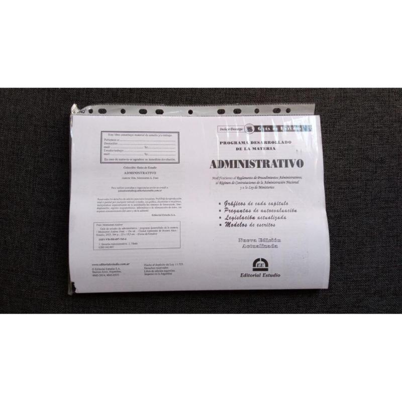 Manual De Derecho Administrativo 2023 - Fotocopiado Usado