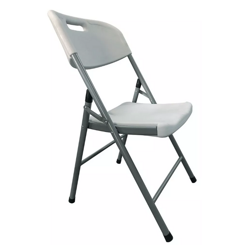 Silla Plegable Jardín Pro Blanca, Apta Exterior, Eventos Color Blanco - 2/7