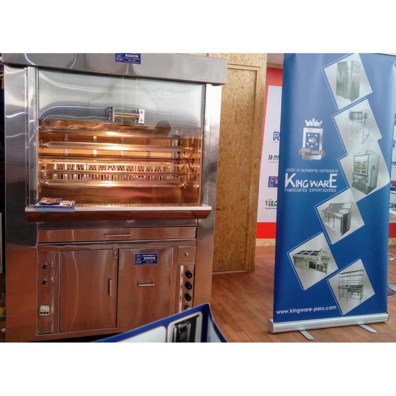 Horno pollo brasa " ecologico dual "