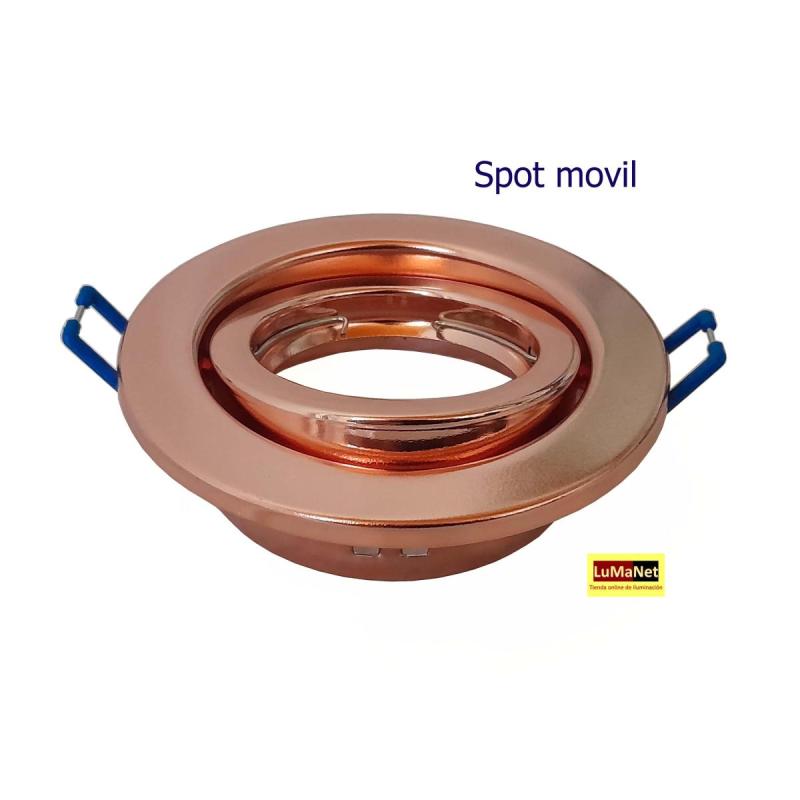 Spot De Embutir De Chapa Cobre Para Lampara Dicroica GU10 - 3/6