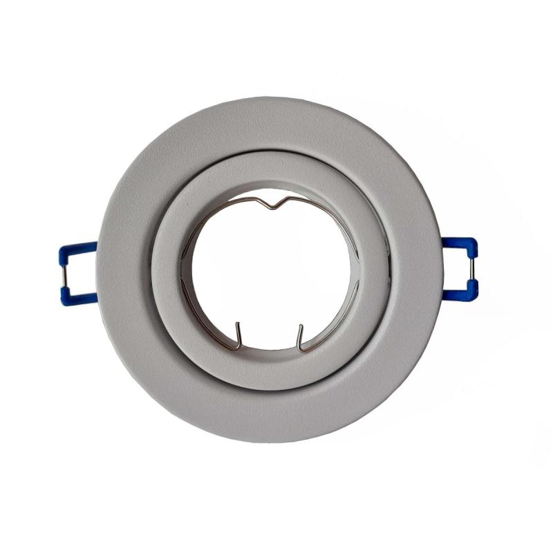 Spot De Embutir De Chapa Blanco Para Lampara Dicroica GU10 - 1/6