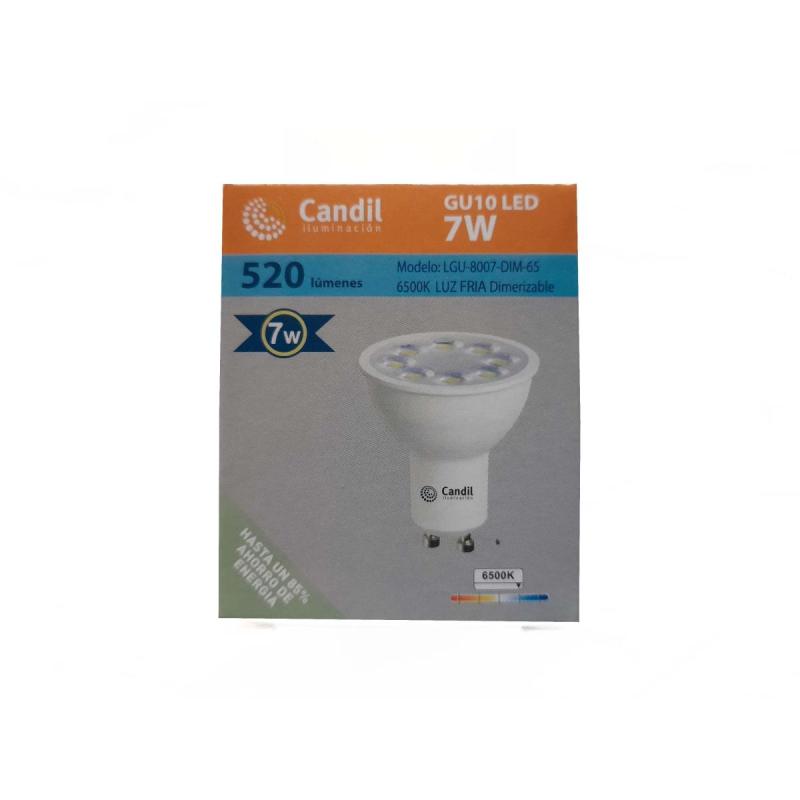 Lampara Dicroica Dimerizable Candil 7w Luz Cálida O Fría - 2