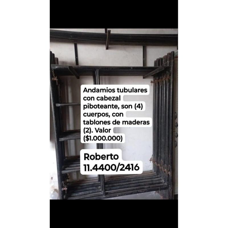 Andamios tubulares encastre piboteante