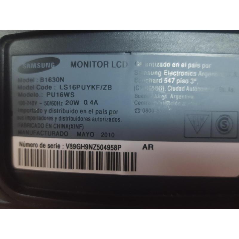 Monitor Samsug 15,6" B1630n para Computadora - 4