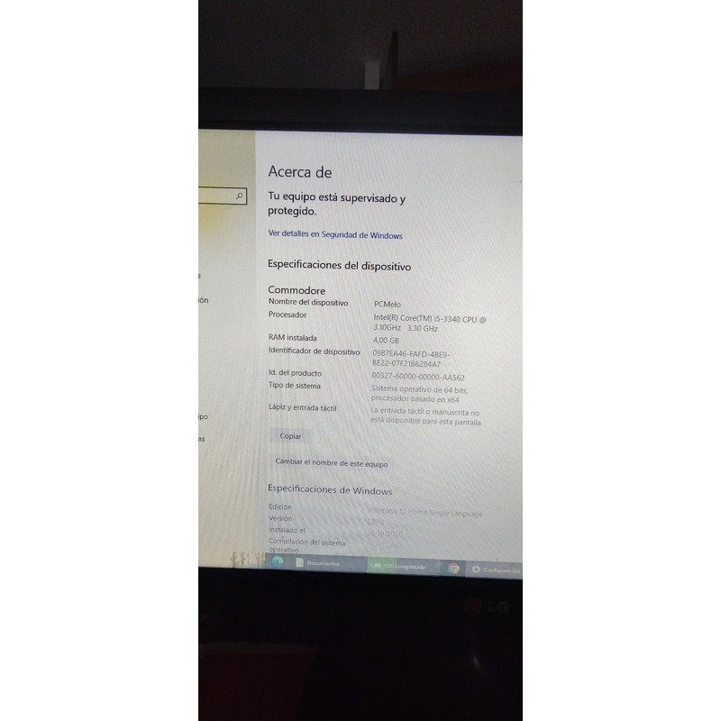Cpu Intel Core I5 + Monitor LG 19