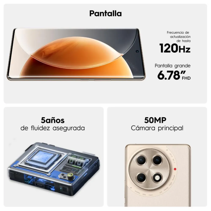 Tecno Camon 30s Pro 8gb 256gb Dorado 50mpx - 5