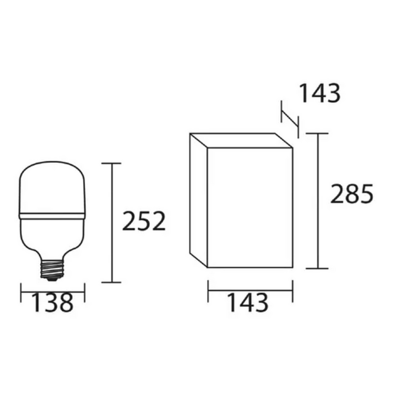 Akai Hp Lámpara Foco Led 55 W Blanco Frío - 2