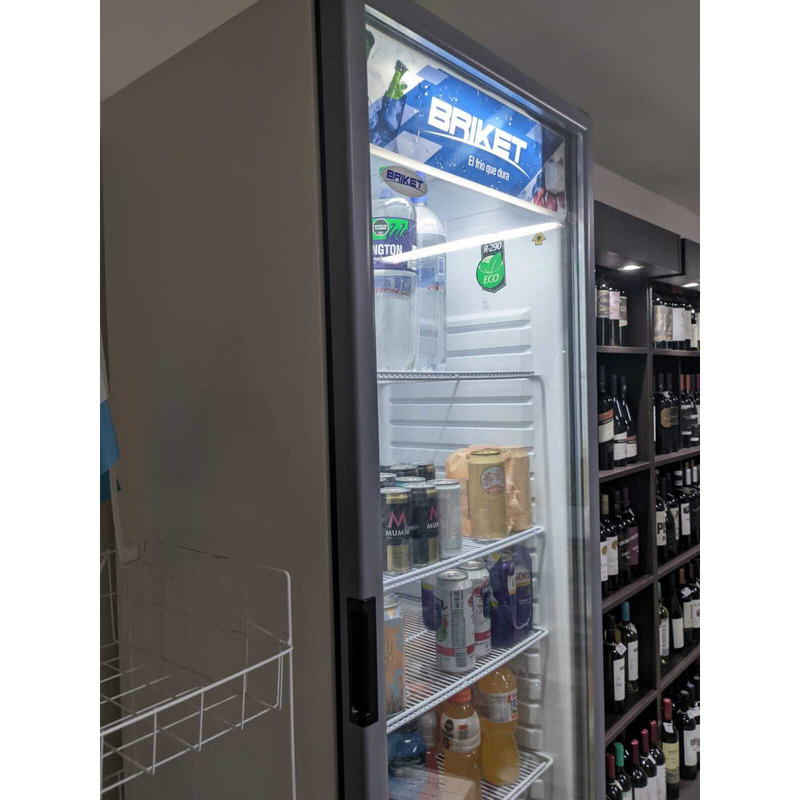 Heladera Exhibidora Briket M4300 420lt