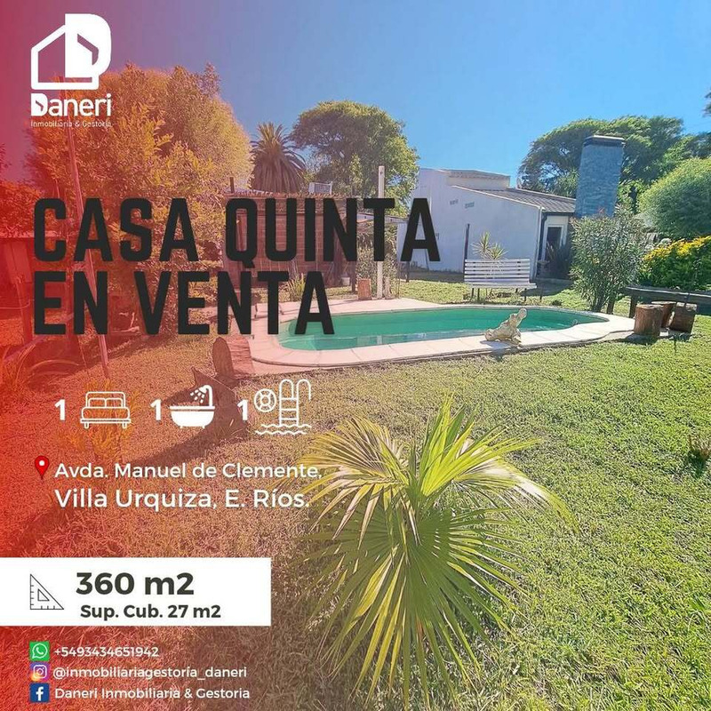 Vende Casa Quinta en Villa Urquiza