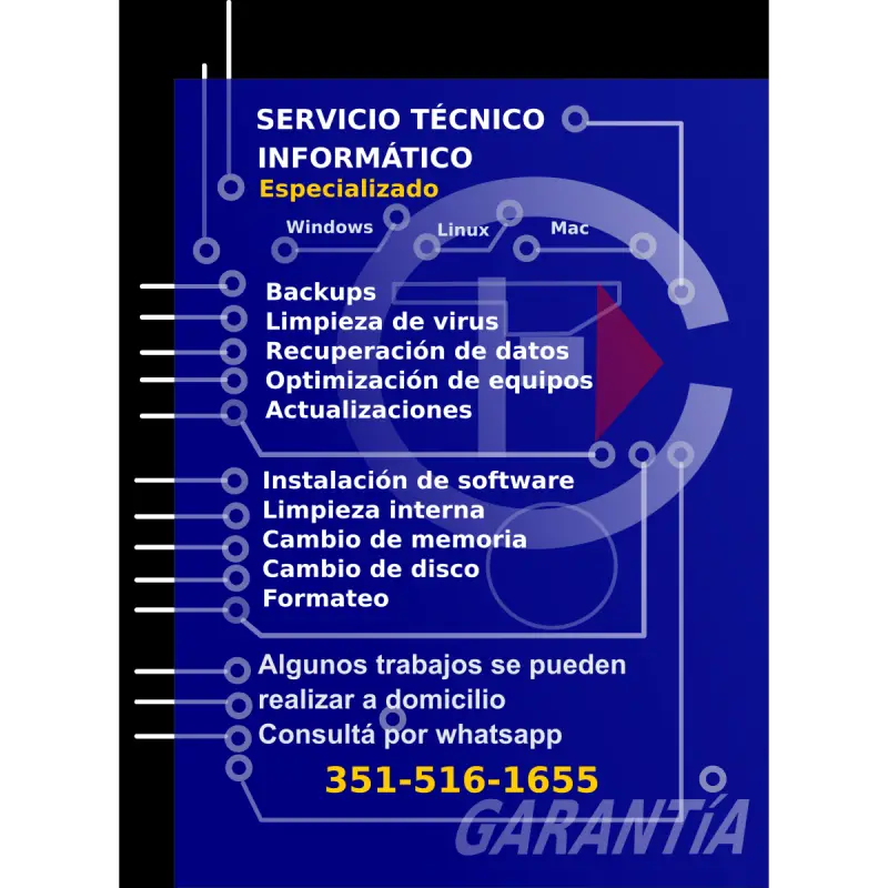 Servicios informáticos a domicilio en Córdoba