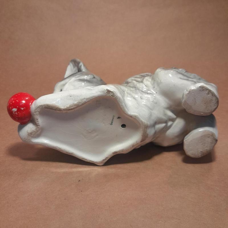 Gato Jugando Con Pelota Roja Cerámica Goebel W. Germany - 7