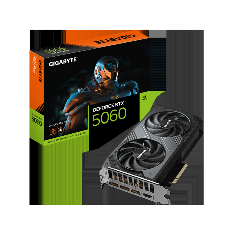 Placa de video 8gb rtx 5060 gigabyte windforce oc