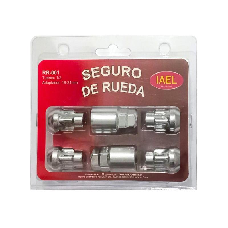 Bulones y Tuercas Antirrobo Cromados Auto Camioneta - 2