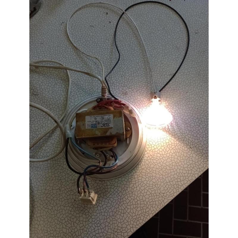 Transformador para lámpara halógena o led o dicroica 2 intensidades