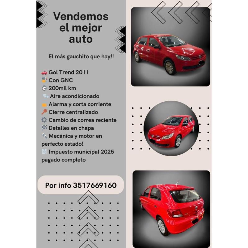 Vendo Gol Trend 2011!