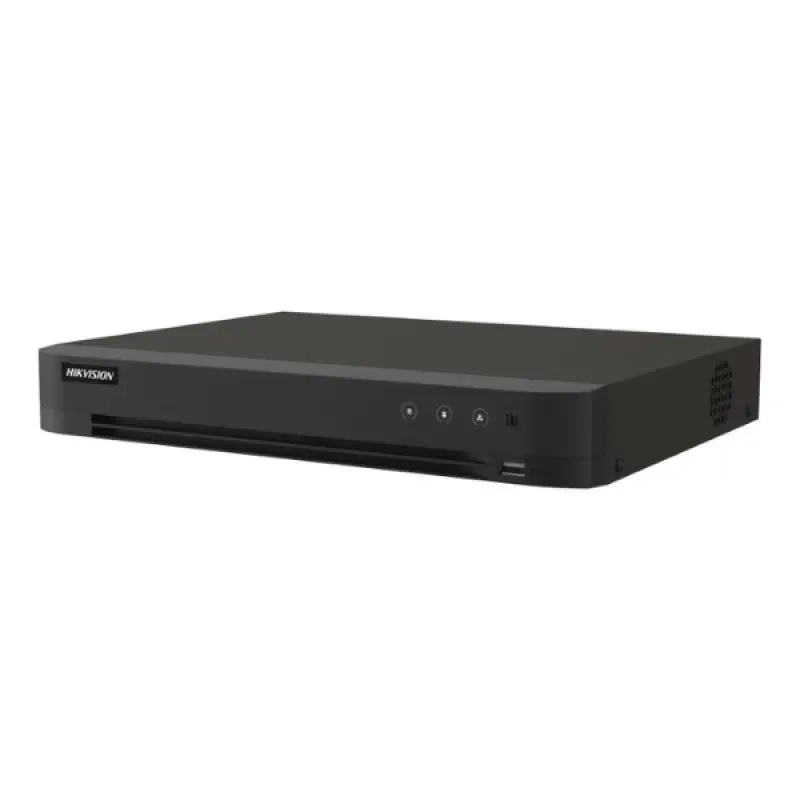 Dvr hikvision acusense de 16 ch + 8 ip, 2mpx con reconocimieno facial ids-7216hqhi-m1/xt