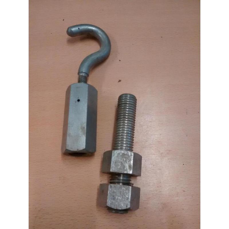 Tensor De Fuerza Con Gancho Y Fijacion Con Tuercas