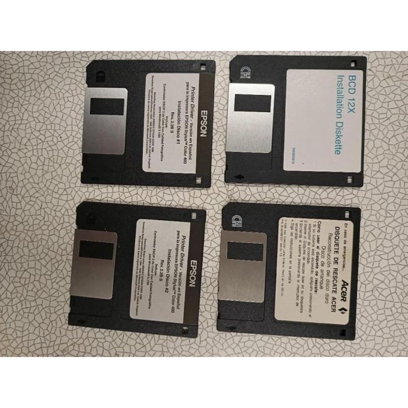 Diskettes 3,5 Usados En Lote Por 60 Unidades - 6