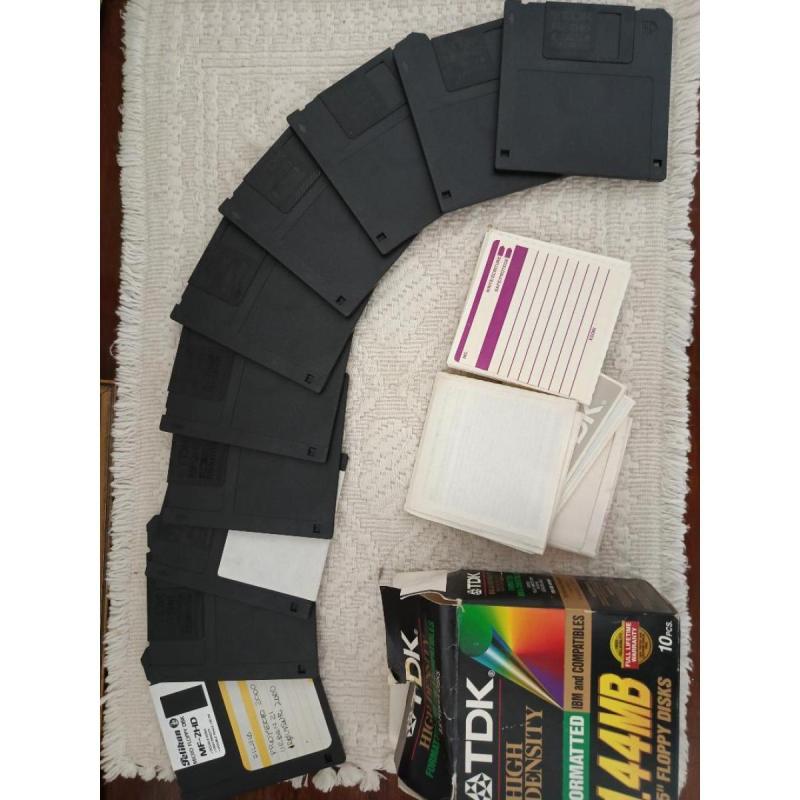 Diskettes 3,5 Usados En Lote Por 60 Unidades - 9