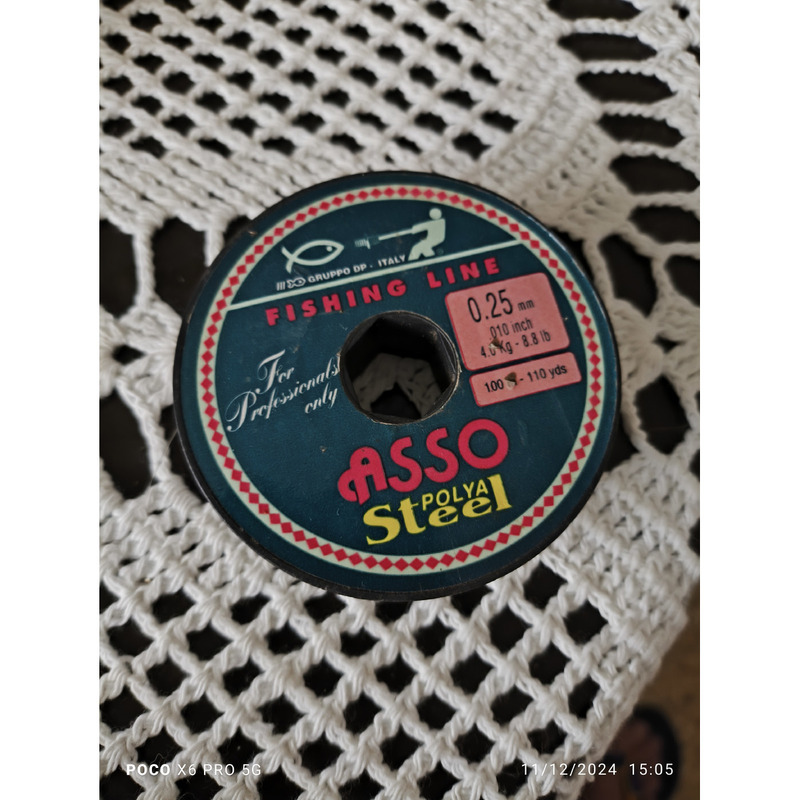 Monofilamento fishing line 25 mm Rollos de 100 mts Nuevos sin uso
