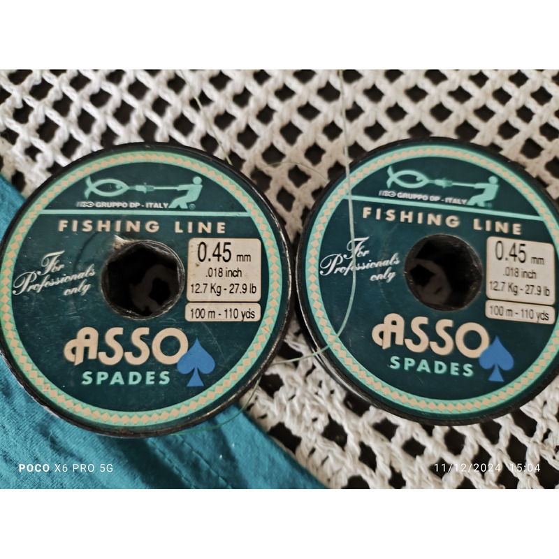 Monofilamento fishing line 45 mm Rollos de 100 mts