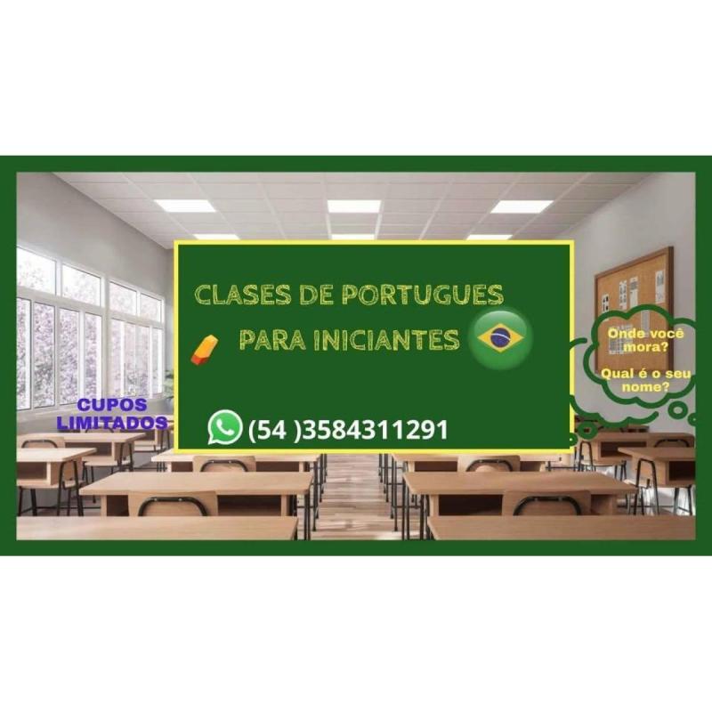 Clases de portugués (Prof. nativa)