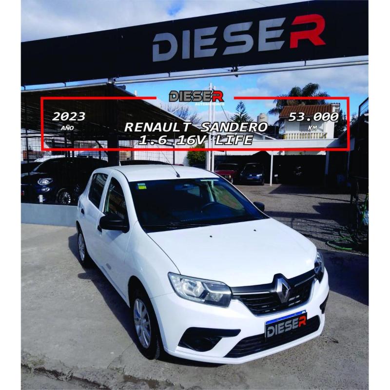 Renault sandero 1.6 16 v. life