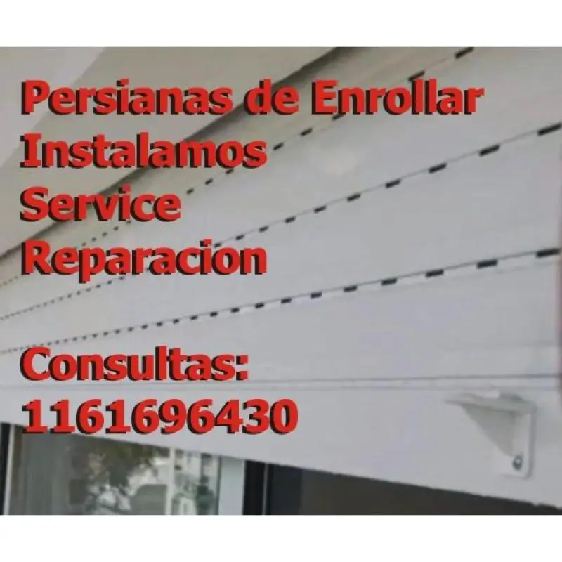 Cortinas,persianas Enrollables Service y Mantenimento