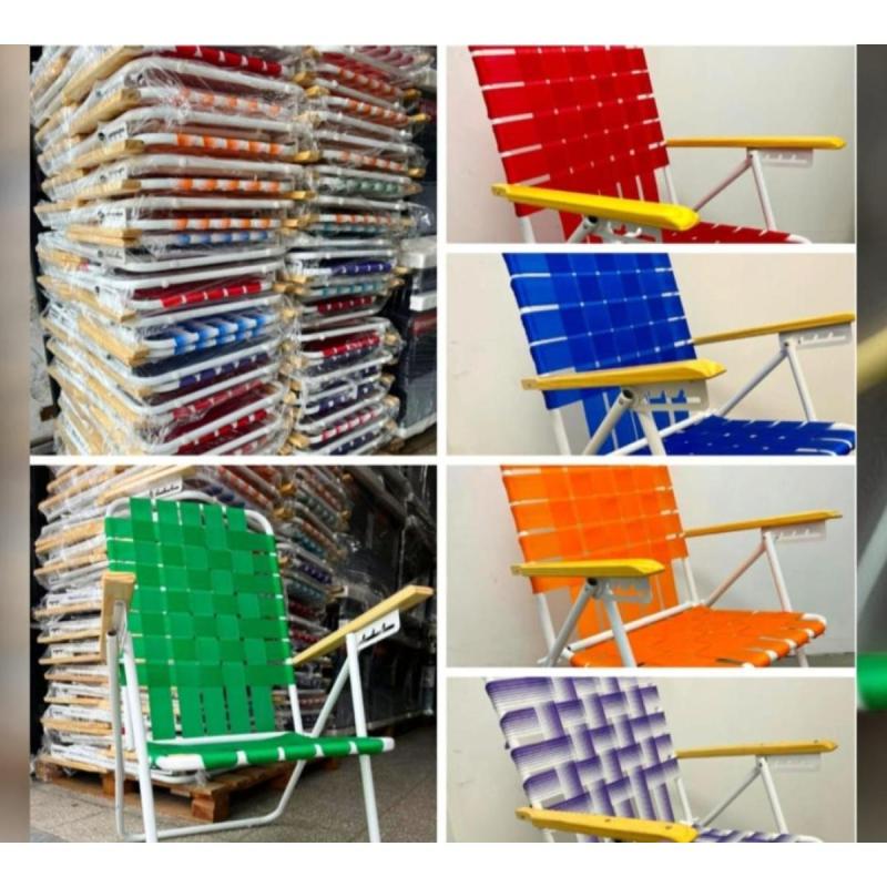 Reposera plegable, silleta 5 posiciones