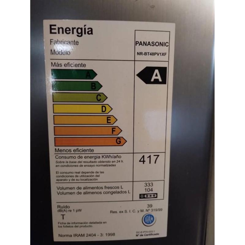 Vendo Heladera No Frost Inverter Panasonic NR-BT48PV1XF - 2