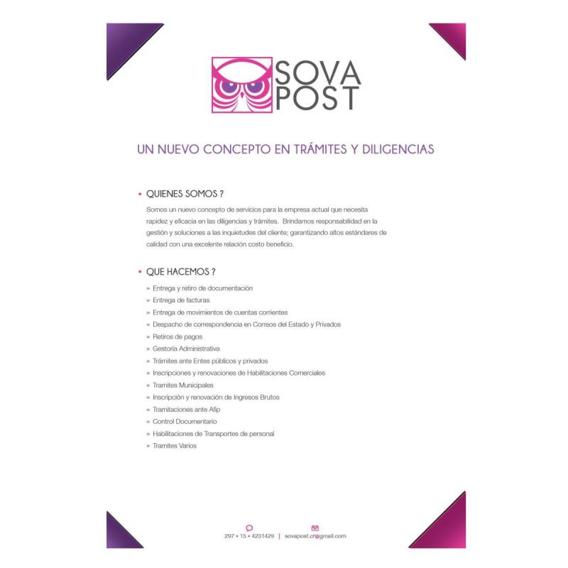 servicio de mensajeria